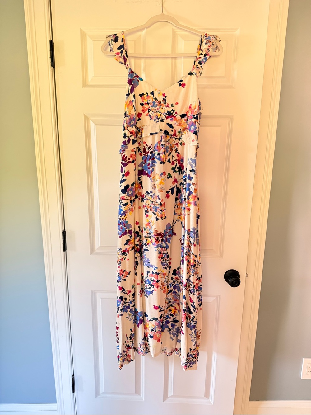 A Pea in the Pod Floral Maternity Maxi Dress